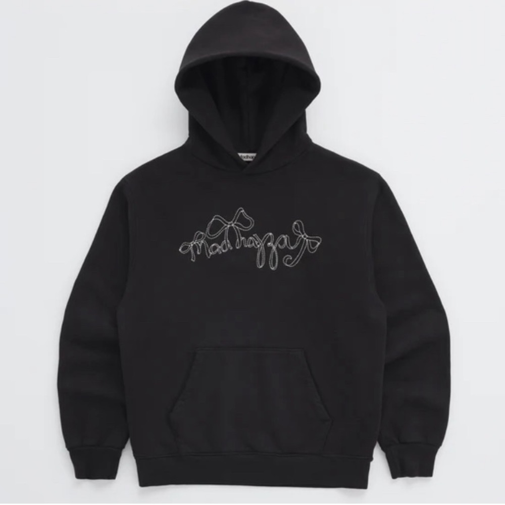 Madhappy Black Hoodie with Embroidered Logo
